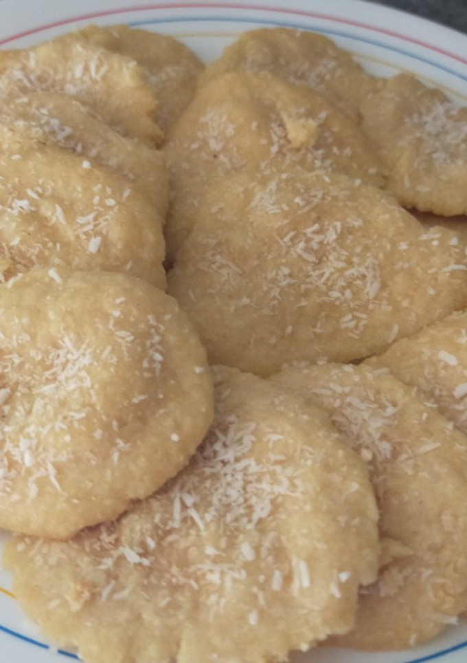 Una foto de Galletas de coco al microondas