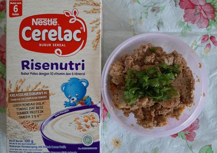 Resep Cerelac risenutri dengan tumis hati ayam, Sempurna
