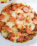 Pizza xúc xích, bò băm từ NCKD