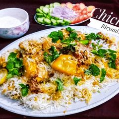 A picture of Spicy Chicken Biryani!.