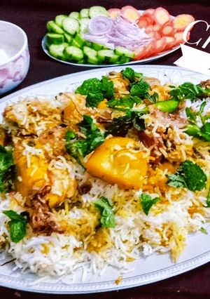 A picture of Spicy Chicken Biryani!.