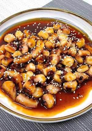 甜蜜蜜「蜜汁醬爆八爪魚粒」 的食譜成品照片