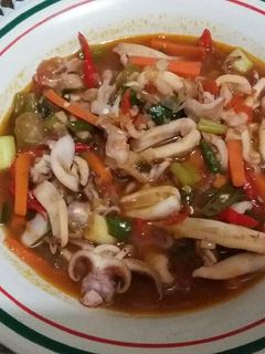 Foto resep Cumi tumis asam pedas