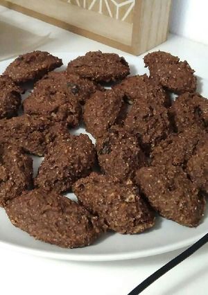 Una foto de Galletas de avena y chocolate veganas
