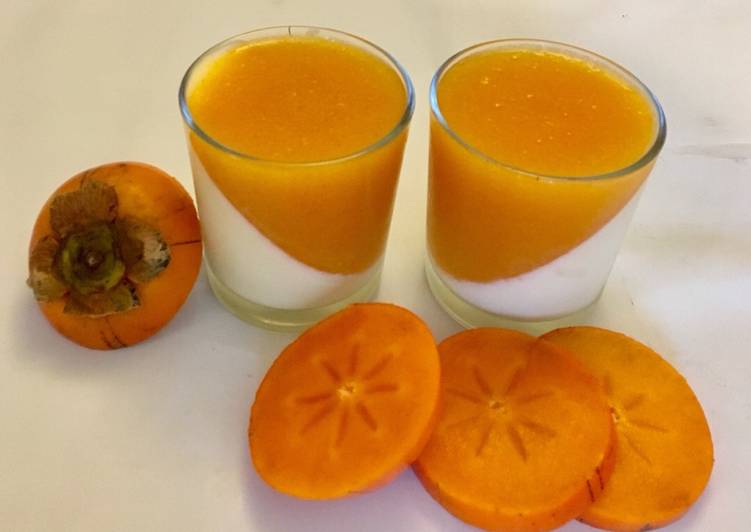 Steps to Prepare Favorite Persimmon panna cotta