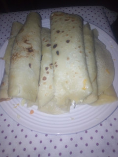 A picture of Vegetables roll pancake.