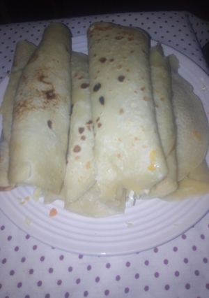 A picture of Vegetables roll pancake.