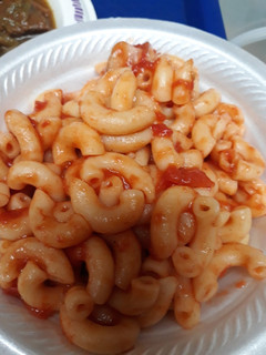 A picture of Macaroni and San Marzano Tomatoes.