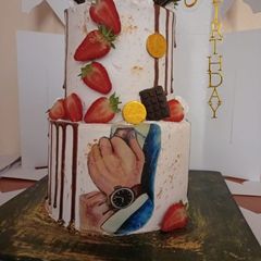 A picture of Chocolate drips.