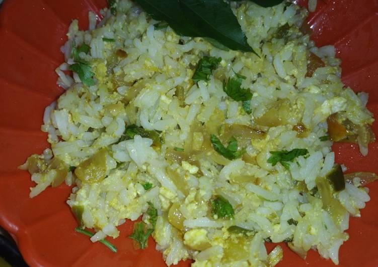Recipe of Homemade Tawa paneer fry rice