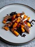 Chicken and mango salsa with Thai riceberry