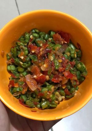 Foto resep Plecing/Sambal Mentah Kacang Panjang