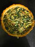 Tarta de pollo y espinaca