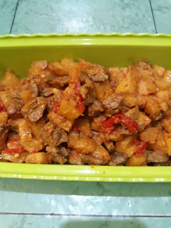 Foto resep 20. Sambel goreng kentang, ati dan ampela