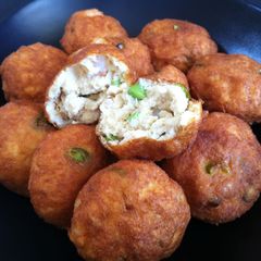Prawn & Edamame Tofu Balls A picture of Prawn & Edamame Tofu Balls.