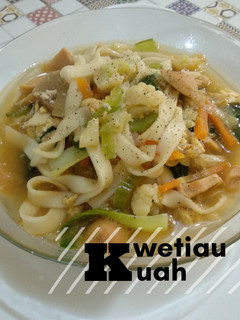 Foto resep Mie Kwetiau Kuah