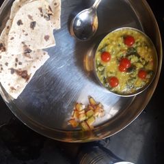 A picture of પાલક મગનીદાળ.