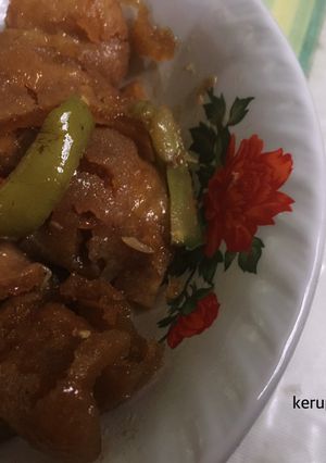 Foto resep Kerupuk kulit sehah (hidangan simple, nendang pedesnya)