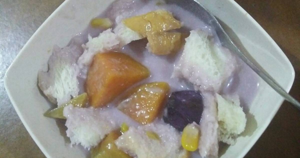 Resep Kolak Ungu Roti Tawar Oleh Dapoer Uma Alshanum Cookpad