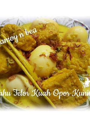 Foto resep Tahu Telor Kuah Opor Kuning