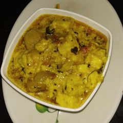 A picture of Paneer do pyaza.