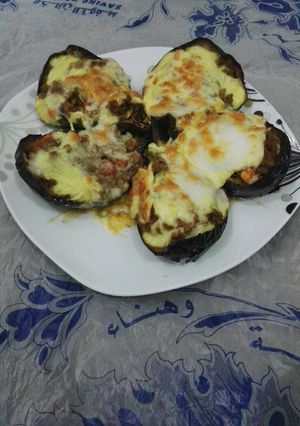 صورة لوصفة قوارب الباذنجان