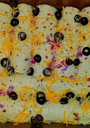 A picture of Mike's Seafood Spinach Enchiladas.