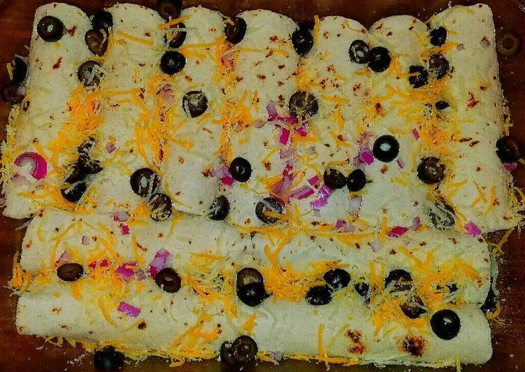 Steps to Prepare Favorite Mike's Seafood Spinach Enchiladas