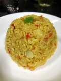 Arroz a la jardinera con arroz integral