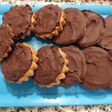 Galletas o Tarta de Almendras individual con chocolate