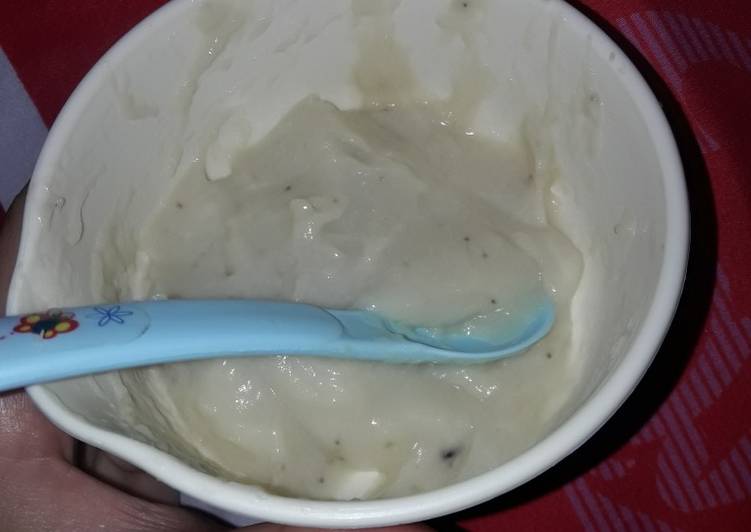 6 Resep: Bubur pisang ambon+susu (MPASI bayi 7 bulan) yang Menggugah Selera!