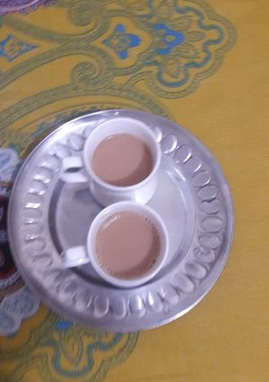 A picture of Ginger Tulsi and Tea masala tea chai.