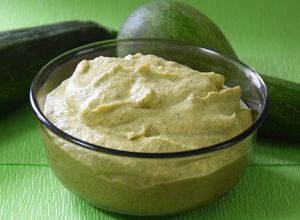 Une photo de Mousse de courgettes au pesto (IG bas)