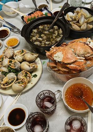 Hình của món Tiệc Hải Sản.