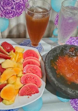Foto resep Rujak/lutisan buah