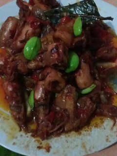 Foto resep Asin cumi pete pedas