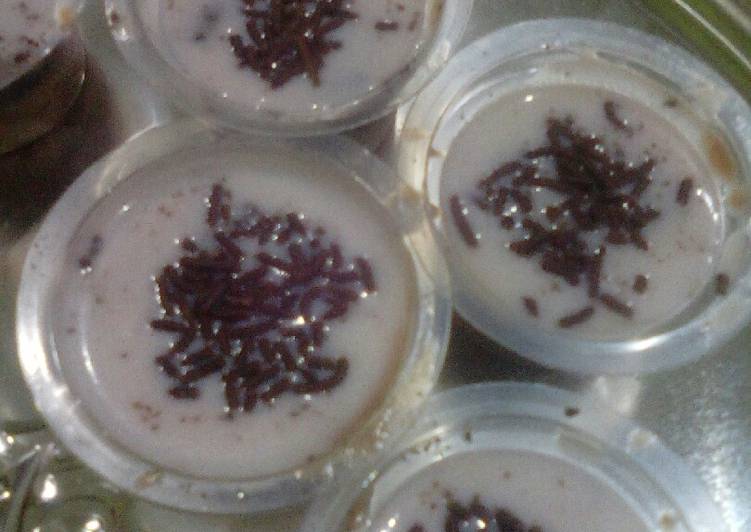Resep Puding Capucino with Oreo, Enak