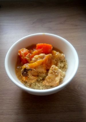 A picture of Chicken tagine.