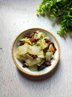 Foto resep Tumis Sawi Putih Jamur Kuping