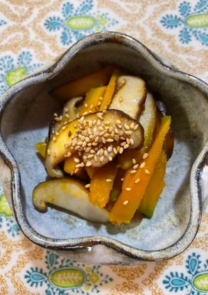 金平南瓜絲 かぼちゃのきんぴら🎃 的食譜成品照片