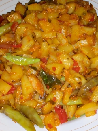 Cara Mudah Membikin Resep Sambel goreng kentang tanpa santan yang Enak Banget Anti Ribet, Mantap