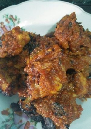Foto resep Ayam bakar bumbu rujak