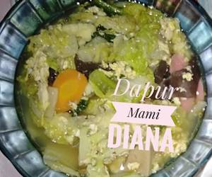 Resep Unik Sayur sawi putih campur AntiRibet Ala Warung