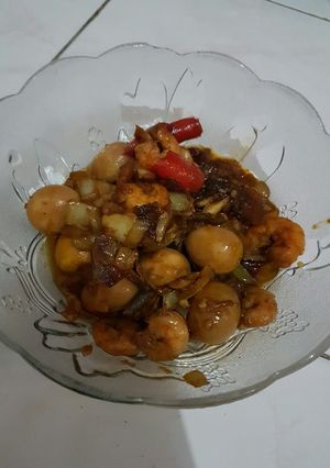 Foto resep Udang puyuh kecap