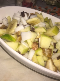 A picture of Dry fruit salad.