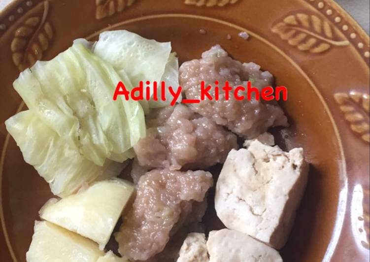 Siomay cumi dan udang