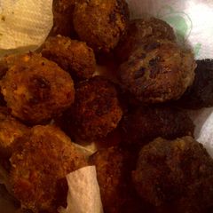 A picture of Frikadellen, Meat Dumplings.