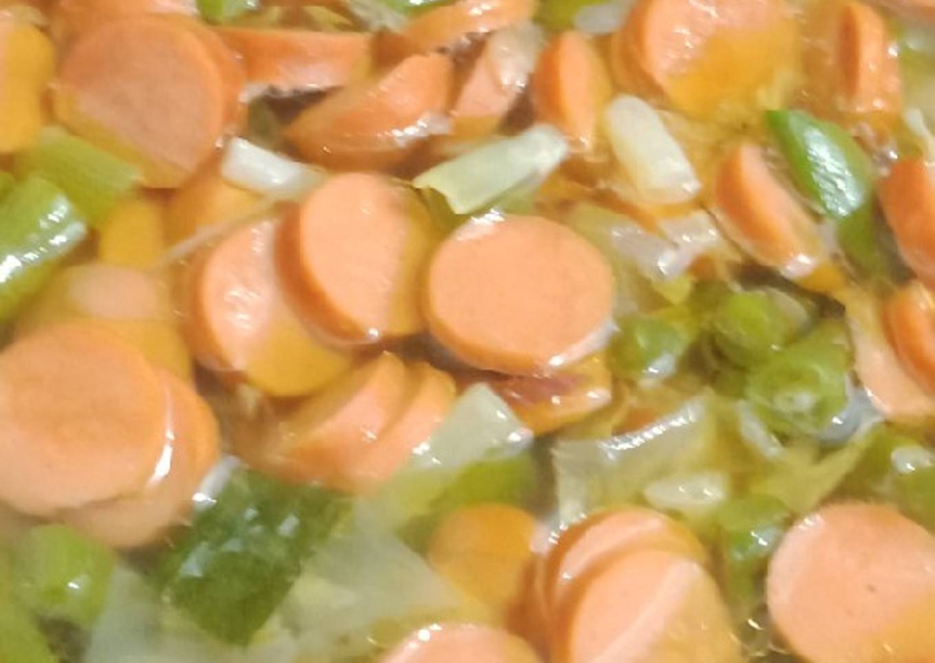 Sop sosis made today special for kiddoz