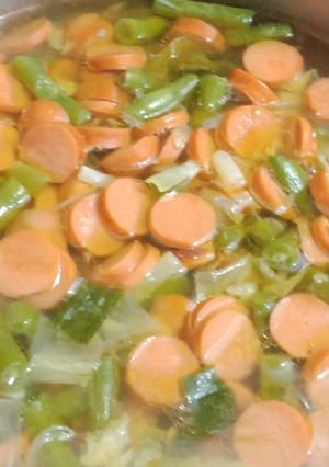 Foto resep Sop sosis made today special for kiddoz