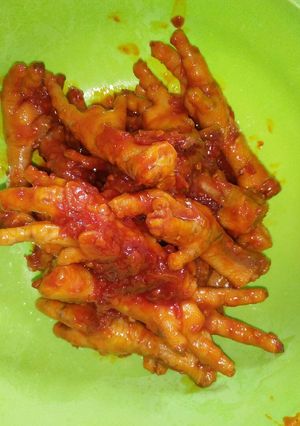 Foto resep Ceker sambal Balado